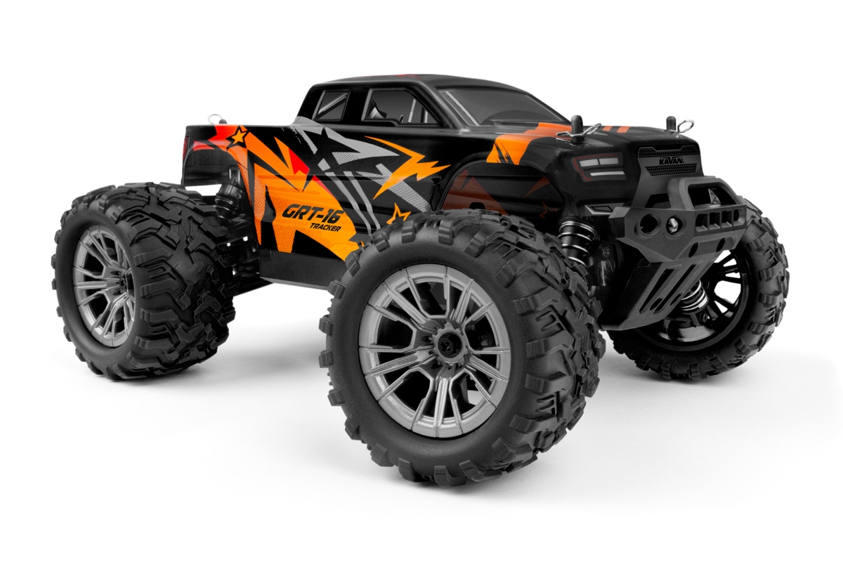 KAVAN GRT-16 Tracker RTR 4WD Monster Truck 1:16, červená