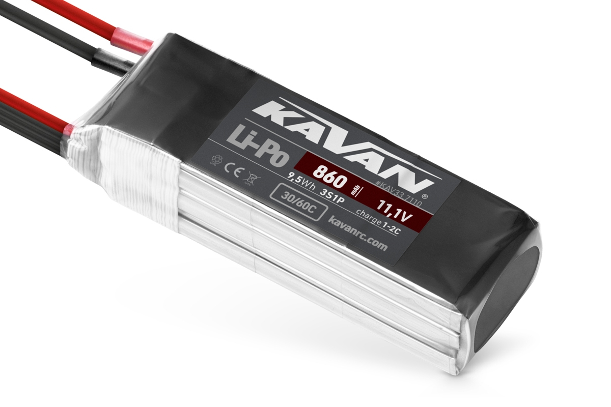 KAVAN Li-Po 860mAh/11,1V 30/60C Air pack