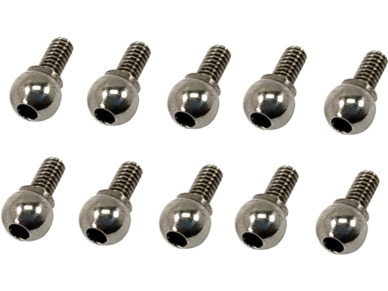 Kulový čep 4mm se závitem M2x3mm (10)