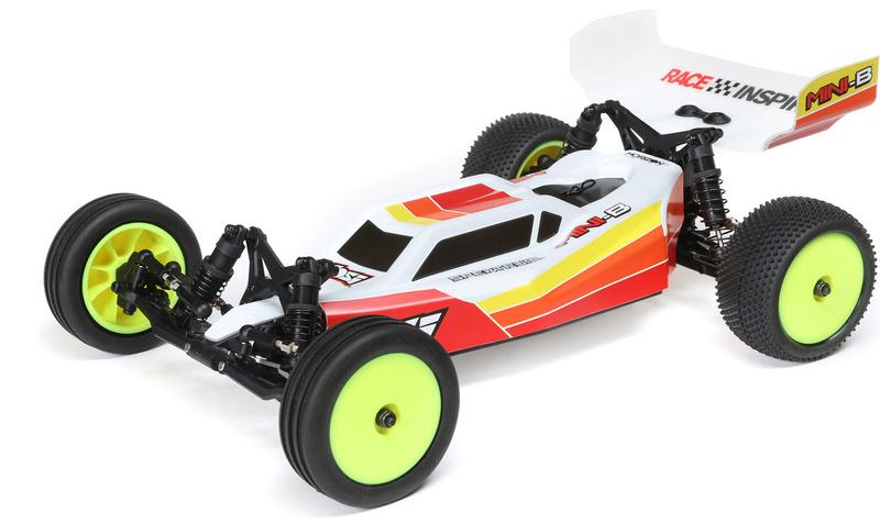 Losi Mini-B 1:16 Buggy Brushless RTR červená