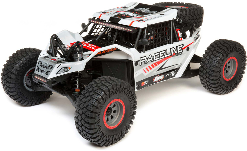 RC auto Losi Super Rock Rey V2 1:6 4WD RTR, bílá