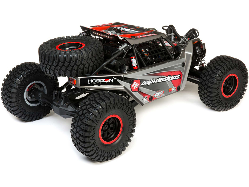 RC auto Losi Super Rock Rey V2 1:6 4WD RTR, šedá