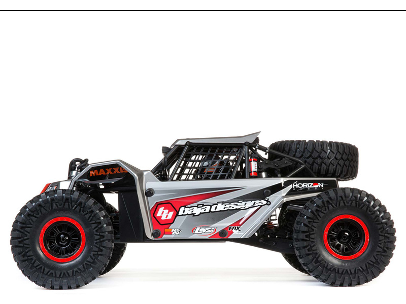 RC auto Losi Super Rock Rey V2 1:6 4WD RTR, šedá