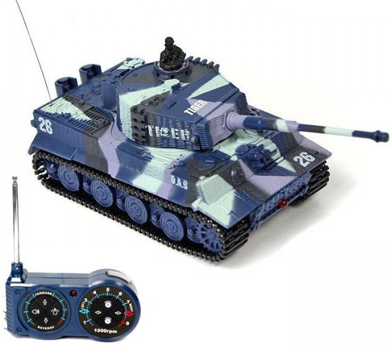 S-Idee RC Mini tank GERMAN TIGER 1:72