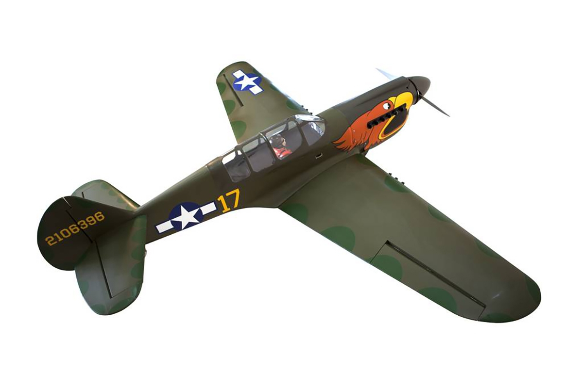 P-40N Warhawk 2,03m (Zatahovací podvozek) Parrothead