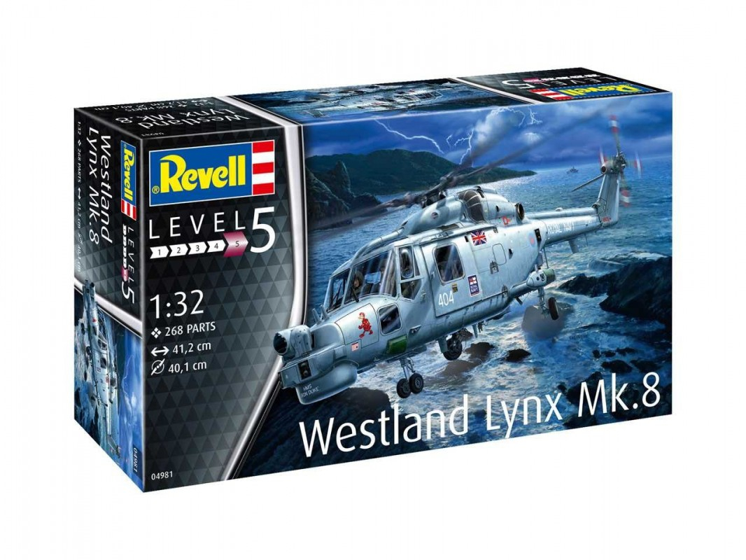 Plastic ModelKit vrtulník 04981 - Westland Lynx Mk. 8 (1:32)