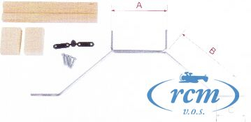 Podvozek 3120 do trupu, drát 3mm