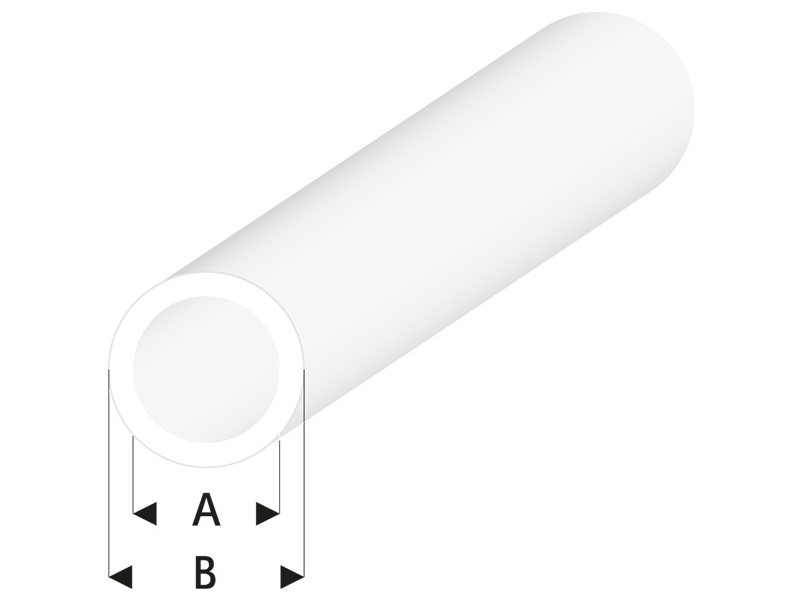 Raboesch profil ASA trubka transparentní 4x5x330mm (5)