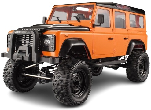 RC auto Land Rover Defender D110 Wagon 1:8, oranžová