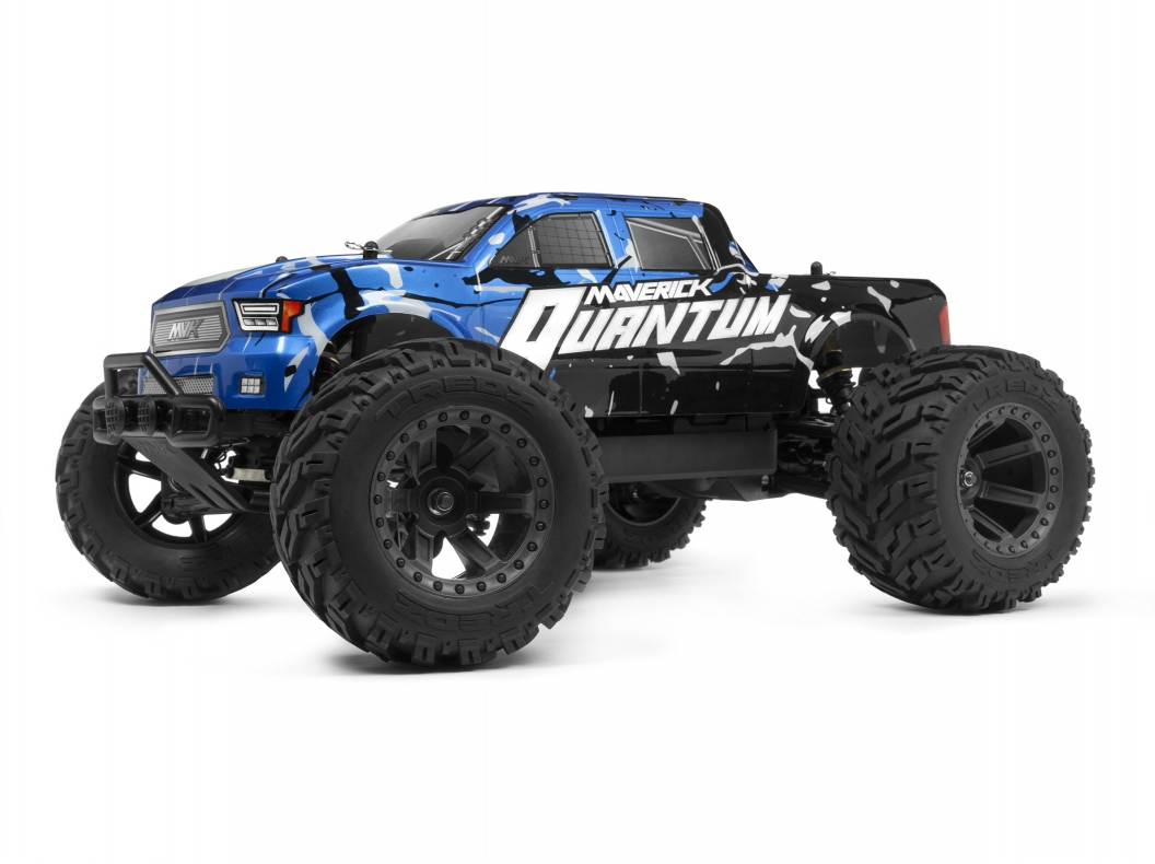 ROZBALENO - RC auto Quantum MT 1/10 4WD Monster Truck RTR, modrá