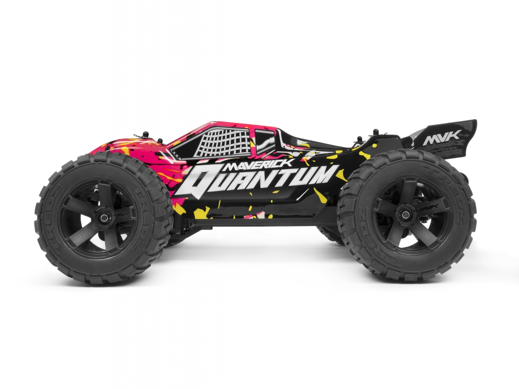 RC auto Quantum XT 1/10 4WD Stadium Truck RTR, růžová