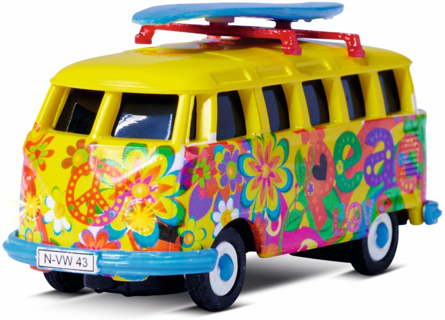 RC auto VW T1 Bus Flower Power 1:87