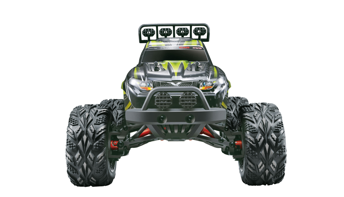 RC auto X-King monstertruck, červená