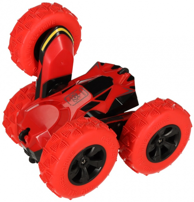 RC oboustranné auto Atom Max, červená