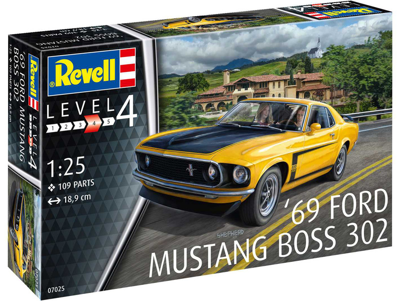 Revell Ford Mustang 1969 Boss 302 (1:25)