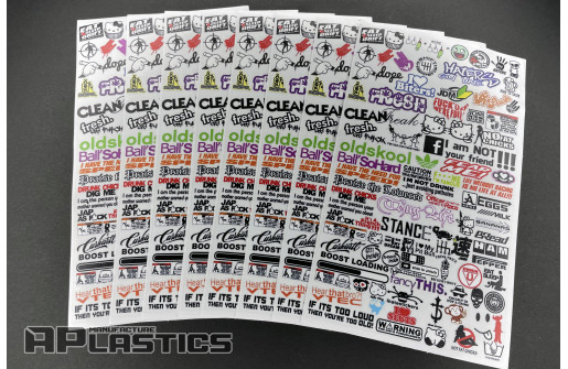 Samolepky APlastics - Sticker Set 8