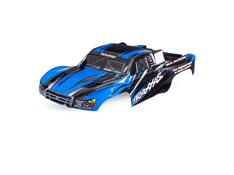 Traxxas karosérie Slash 4X4 modrá (bezsponková)