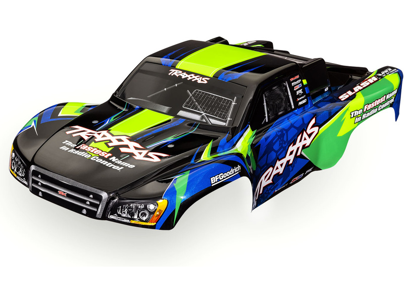 Traxxas karosérie Slash VXL 2WD zeleno-modrá