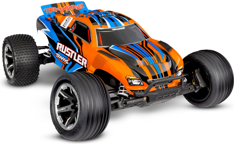 Traxxas Rustler 1:10 HD RTR oranžový