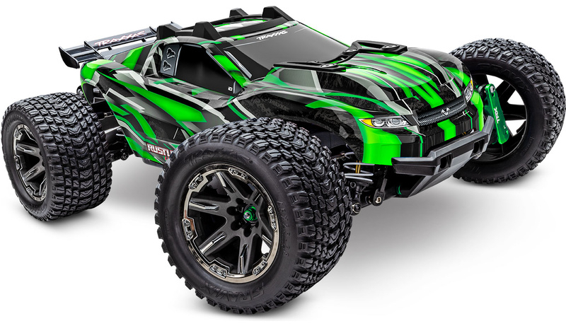 Traxxas Rustler 4x4 Ultimate VXL RTR zelený