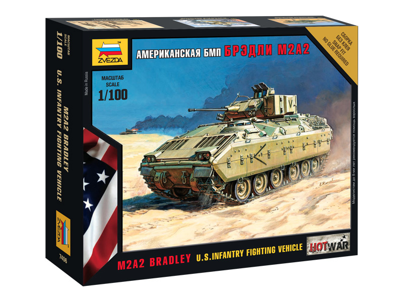 Zvezda Snap Kit - M2A2 Bradley (1:100)