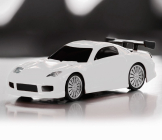 1/76 C71 On-Road SPORT RC Car RTR (bílá)