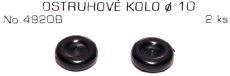 4920 Ostruhové kolo pr. 10mm, 2ks