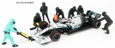 American diorama Figurky mechaniků F1 Pit-stop Set 1 2020 1:18, černá