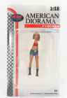 American diorama Figures Girl Hip Hop - 3 1:18 Bílá Červená Modrá