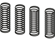 Arrma pružina tlumiče B 0.45N/mm (4): Grom