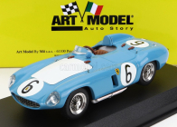 Art-model Ferrari 750 Monza 1000 Km Parigi 1956 J.lucas-h.schell 1:43 Světle Modrá