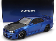 Autoart Nissan Skyline Gt-r (r34) Z-tune 2002 1:18 Bayside Blue Carbon