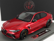 Bbr-models Alfa romeo Giulia Gta 2020 - Con Vetrina - With Showcase 1:18 Rosso Gta - Red Met