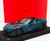 Bbr-models Ferrari 812 Competizione A Spider 2022 - Con Vetrina - With Showcase 1:18 Blu Capri - Modrozelená Met