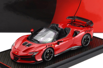 Bbr-models Ferrari Sf90 Xx Stradale Spider 2024 1:43 Rosso Corsa 322 - Červená Černá