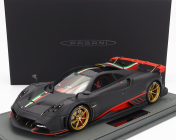 Bbr-models Pagani Imola 2020 - Con Vetrina - With Showcase 1:18 Černé Uhlíkové Vlákno