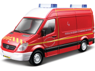 Bburago Mercedes-Benz Sprinter 1:50 červená - hasiči