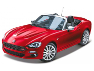 Bburago Plus Fiat 124 Spider 1:24 červená