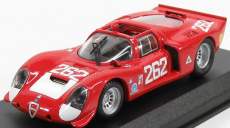 Best-model Alfa romeo 33.2 N 262 Targa Florio 1969 Vaccarella - De Adamich 1:43 Red