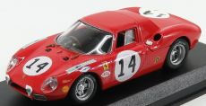 Best-model Ferrari 250lm 3.3l V12 Team N.a.r.t. N 14 1:43, červená