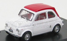 Brumm Fiat 500 595ss Abarth 1964 1:43 Bílá Červená