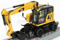 Dm-models Caterpillar Catm323f Kolový bagr na železnici 1:50, žlutá