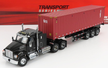 Dm-models Kenworth T880 Sbfa Truck Container 40 1990 1:50 Černá Hnědá