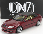 Dna collectibles Saab 9-3 Aero Convertible 2005 Cabriolet 1:18 Red