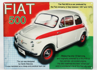 Edicola Accessories Metal Plate - Fiat 500 1:1 Různé