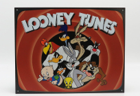 Edicola Accessories Metal Plate - Looney Tunes Family 1:1 Červená Hnědá