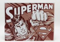 Edicola Accessories Metal Plate - Superman 1:1 Červená Bílá