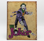 Edicola Accessories Metal Plate - The Joker Dc Comics 1:1 Beige Purple