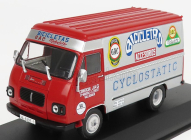 Edicola Avia 2500 Fase Ii Van - Bicicletas Gac Cyclostatic 1975 1:43 Červená Stříbrná