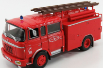 Edicola Berliet Fpt Gak 20h Tanker Truck With Scala - Fire Engine - Vigili Del Fuoco 1:43 Red